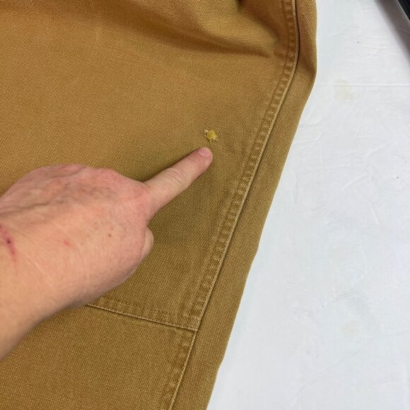 Vintage L.L. Bean Men's Canvas Work Pants Size 40x32 Durable Relaxed Fit ***READ - Picture 10 of 11